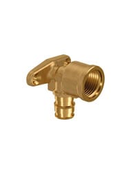 Водорозетка Usystems SMART AQUA 16х1/2"ВР 43мм, латунь 1135787