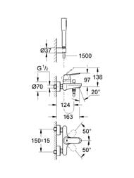 ��������� Grohe EuroSmart Cosmopolitan 32832000 ��� �����/���� ������������, � ������� ����������