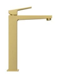 Смеситель для раковины Vitra Minimax Square однозахватный, золото браш. A4372425EXP