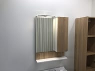 Зеркало-шкаф COMFORTY Рига-60 (600х800х130) подвесной, дуб сонома 00004142211