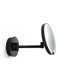 Зеркало косметическое Decor Walther Just Look Plus WD d.21,5см, LED подсветка, увеличение 5x, черное матовое 0125860