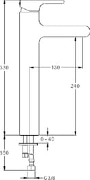 ��������� Jacob Delafon SINGULIER ��� ��������, �������, ������������, ������ ������ E10861-CP ����