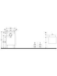 ����� ��� �������� Duravit Brioso (364�239�570) ���������, ����� ������, ����� ������ BR4429R1022