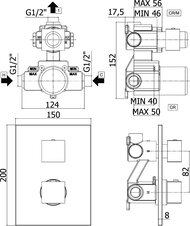��������� ��� ���� Paffoni Elle LEQ513NO/M ���������, ������������, ������ �������