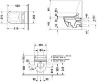 ������ ��������� DURAVIT HAPPY D.2 365�620�345 ������������, ��� �������-���� 2550590000