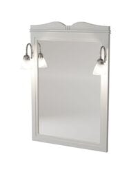Зеркало Caprigo Борго 60-70 635х891х29 bianco-grigio с отверстиями для светильников 33435-B177