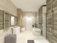 Плитка настенная Trend Madera Plata Rect (250х750) серая (кв.м.)