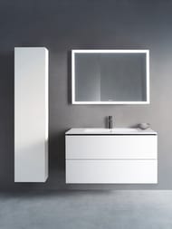 Тумба под раковину Duravit L-Cube 1020х550х481 подвесная, 2 ящика, белый матовый LC624201818 — изображение 2