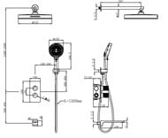 ������� �������� Vincea ����� (Domus) VSFW-5DM1GM ������������, 3 ������, ��������� �����