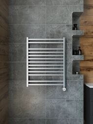 GROTA QUADRO Полотенцесушитель электрический 600x764 полированная нерж.сталь