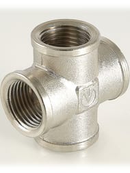 Крестовина VALTEC 1/2"В, лат.никелир, VTr.760.N.0004