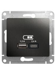 ������� Systeme Electric GLOSSA USB A+�, 5�/2,4�, 2�5�/1,2 �, ��������, �������� GSL000739
