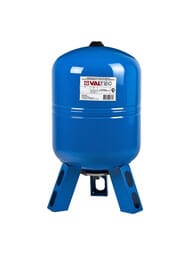 Расширительный бак для ГВС и ХВС Valtec 100л, 3/4", синий (с ножками) VT.AV.B.060100