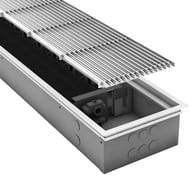 Конвектор внутрипольный JAGA Mini Canal JR (2300х180х90) алюминиевая решетка SNA, 713 Вт