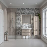 Тумба под раковину KERAMA MARAZZI POMPEI напольная с 2 ящиками, 760х480х482 бежевая PO.N.80.2\CAM