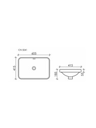 �������� ������������ ������ Ceramicanova Element 605�415�185 �������������, �������, ����� CN5041