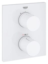 Уценка!Смеситель Grohe Grohtherm 3000 Cosmopolitan 19568LS0 д/душа, термостат, с внутр.частью, белый