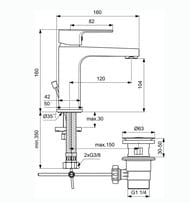 ����� 6�1 Ideal Standard ESLA ������������ ������� ������� + ��������� ��� ����������� BD002XC