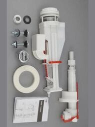 Арматура ALCAPLAST SA08A 1/2" для унитаза с боковым подводом, с двойной кнопкой — миниатюра 5
