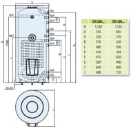 ��������������� ���������� ������� HAJDU STA 300 C (300�), 45���, 1535�665��