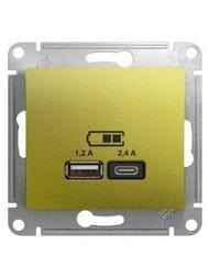 ������� Systeme Electric GLOSSA USB A+�, 5�/2,4�, 2�5�/1,2 �, ��������, ����������� GSL001039