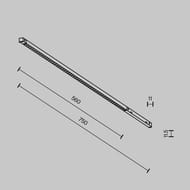 �������� ���������� Maytoni Points (������) TR241-4-12WTW-DD2-B Exility X 2700-6000K 12�� 40� Dim Dali2, IP20, ������