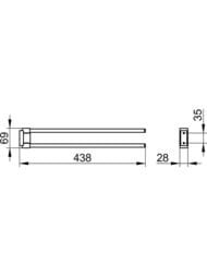 ������������������ Keuco Plan 438 ��, ������, �������, ����������, ������ ������� 14918 370000