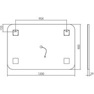 ������� Silver Mirrors ����-3 (1200�800) LED-�����.,������,������,����,�����. �������� LED-00002321