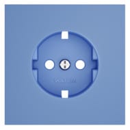 Накладка для розетки с заземлением Voltum S70 VLS000615, деним