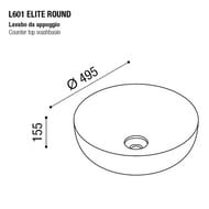 �������� ��������� AeT Italia Elite Round 495�495�155 ������ ������ ������� ������� L601T0R0V0481