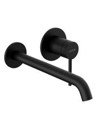 Встраиваемый смеситель для раковины VitrA Minimax Round A4354936EXP однорычажный матовый черный латунь