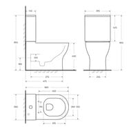 ���� ���������� ������� � �������� BelBagno STEAM BB130CPR/SC