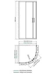 ������� ������ WasserKRAFT Lippe 45S00 (800�800�1850) ������ ����������/������� �����������