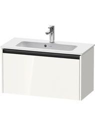 Тумба под умывальник Duravit Ketho.2 440x810x390 подвесная, 1 ящик, белый глянцевый K25056022220000 — миниатюра 1
