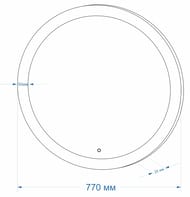 ������� ��������� Rinaldi (770�770) � LED ���������� 6000K � ��������� ������������