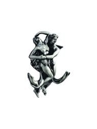 Крючок двойной ART&MAX Romantic цвет: серебро AM-B-0812-T