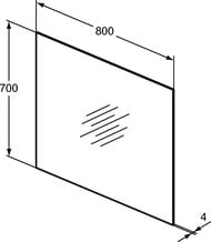 ������� Ideal Standard MIRROR&LIGHT (800�700) T3368BH