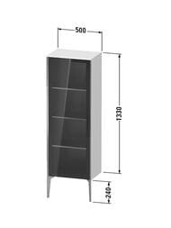 ���� ��������� Duravit XViu 500�1330�360 ����� �����, ������ ���./����� ������/������ XV1368LB222