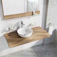 Умывальник RAVAK UNI 400 B SLIM (400х400х120) без перелива, белый — изображение 3