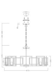 ��������� ���������� Maytoni Bowi (����) H009PL-08G, 40��, IP20, E14, ������