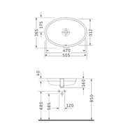 �������� ������������ ����� Duravit Jelsa 505�365 � ���������, ��� ���. ��� ����. 2401470028