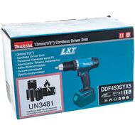 ���������� MAKITA DDF453SYX5 ��������������, 18�, 1�1.5��, 13��, 400/1300��/���