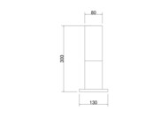����������� ���������� Maytoni Willis (������) O418FL-01B, E27�1 60�� IP 54, ������