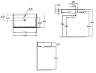 �������� ��������� Jacob Delafon Vivienne EXBI112-NGM 805�463�146 �������, ���. ��� ���������,������