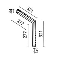 �������� ���������� Maytoni Basis Angle (����� ����) TR102-24W-DS-W Exility 2700-6000K 24�� 120� Dim Smart, IP20, �����
