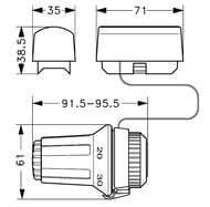 ������������ DANFOSS FTC, 15-50*�, ����������, ��������� ����., ����������� ������ L=0-2� 013G5081
