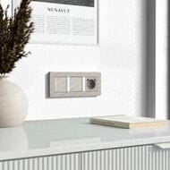 Выключатель умный сенсорный двухклавишный Werkel W4523641, дымчатый