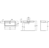 �������� ��������� Jacob Delafon Vivienne EXBJ112-BC 1010�463�146 �������, ���. ��� ���������, �����