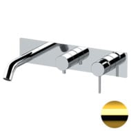 Смеситель для ванны Remer X Style X54D3WBDO, золото глянцевое