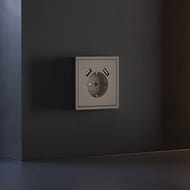 Накладка для розетки с/з и защитными шторками, с USB A+A Voltum S70 VLS000914, капучино